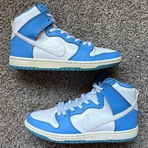 Nike Dunk High University Blue White  Size 9 Men's